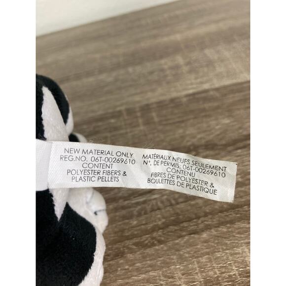 Disney Pinocchio Figaro Cat Plush Stuffed Animal 7" Black & White - Picture 9 of 10